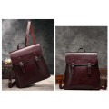 New High Quality Women Leather Backpack Fashion Genuine  Leather Backpack